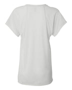 Ladies Flowy Raglan T-Shirt - WHITE - S(D0102H78SX8)