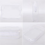 Tbestmax 10 Pack Clear Cosmetic Bags Makeup Bags Portable Waterproof TSA Approved Travel Toiletry Bags Large Organizer