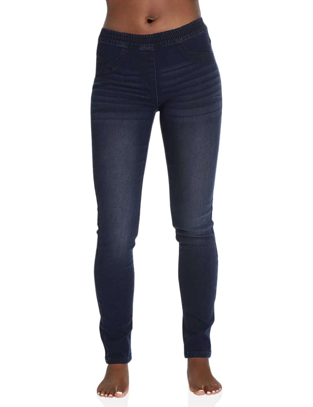 Just Love Denim Wash Jeggings for Women 6775-DKDEN-L