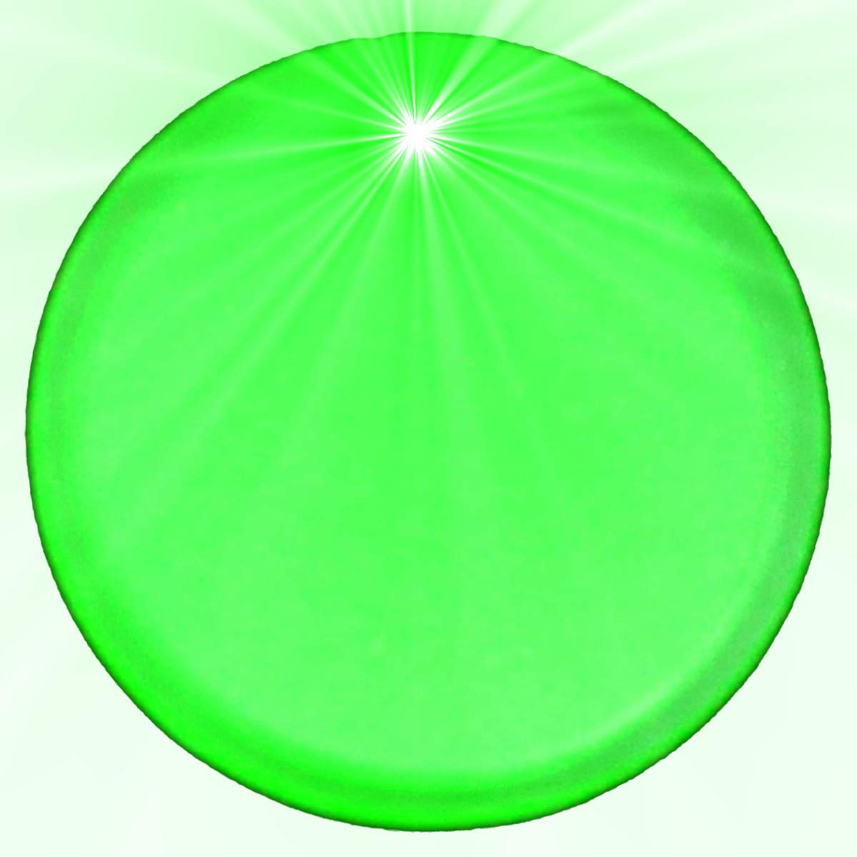 blinkee Light Up Round Badge Pin Green