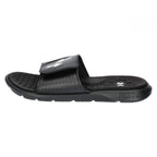 Under Armour Men's Ignite Pro Slide, (001) Black/Black/White, 9, US