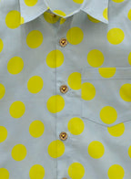 A.T.U.N. (ALL THINGS UBER NICE) Boys Printed Full Sleeve Collar Neck Casual Shirt Blue-Yellow