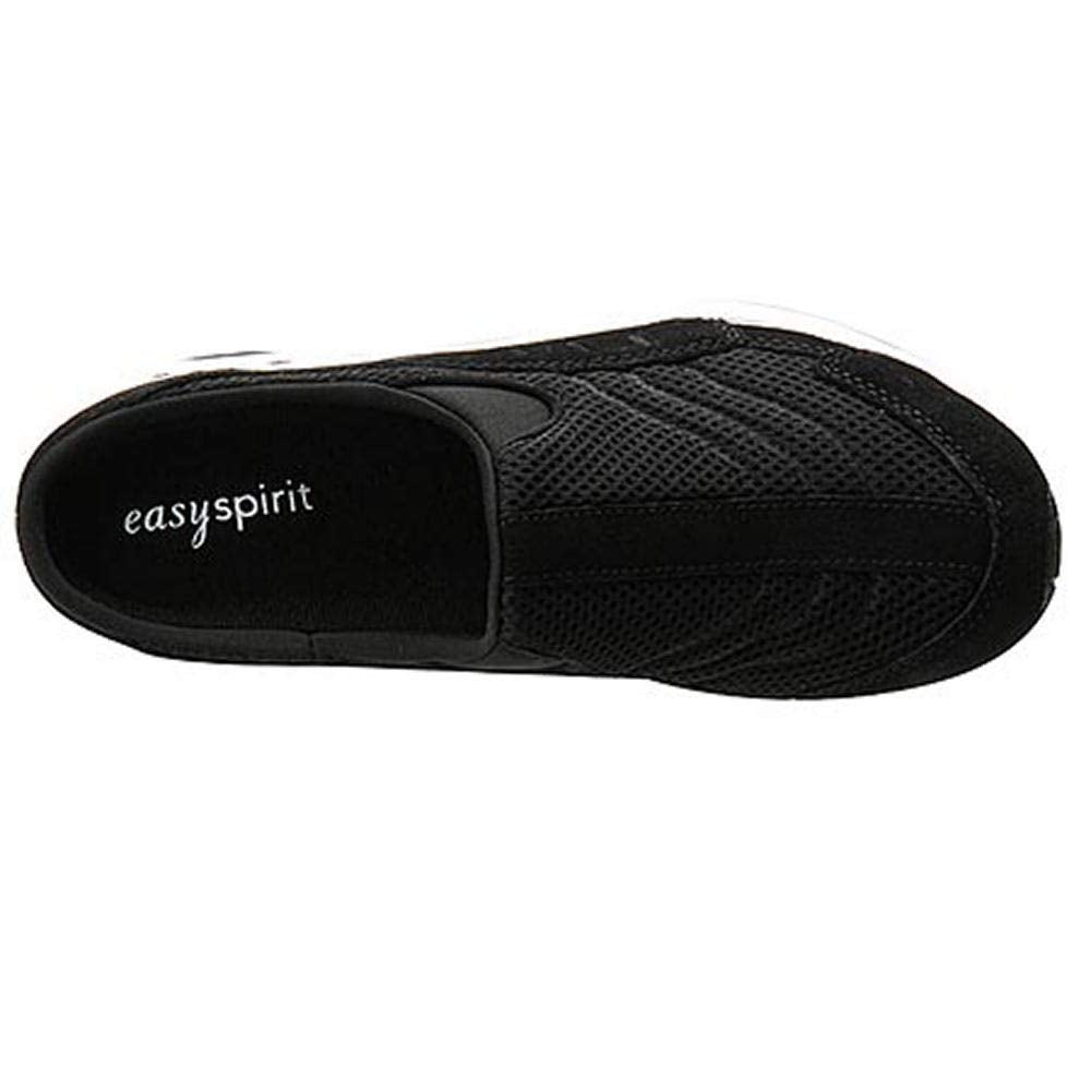 Easy Spirit womens Traveltime Mule, Traveltime Black Suede 960, 10 WW
