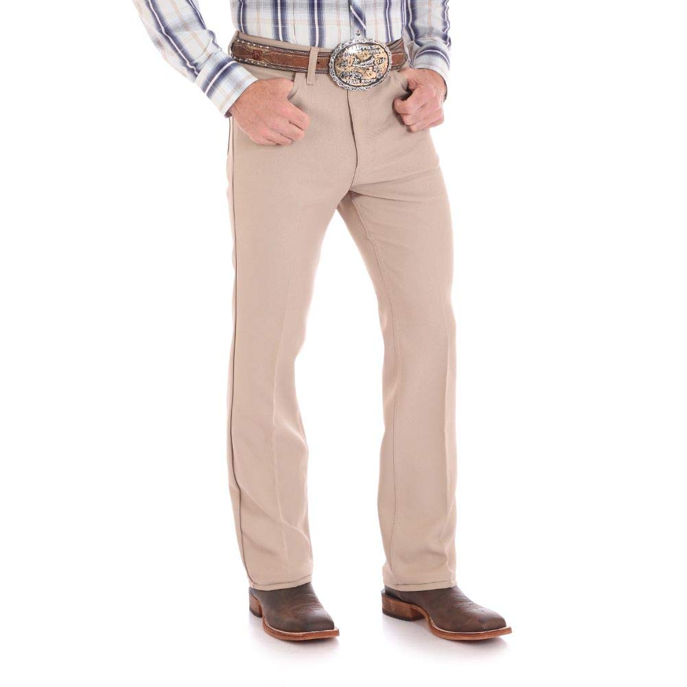 Wrangler mens Wrancher Dress jeans, Dark Beige, 38W x 32L US