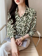 Leriya Fashion Solid Regular Fit Shirt for Women (LF-W2199_GREEN-01