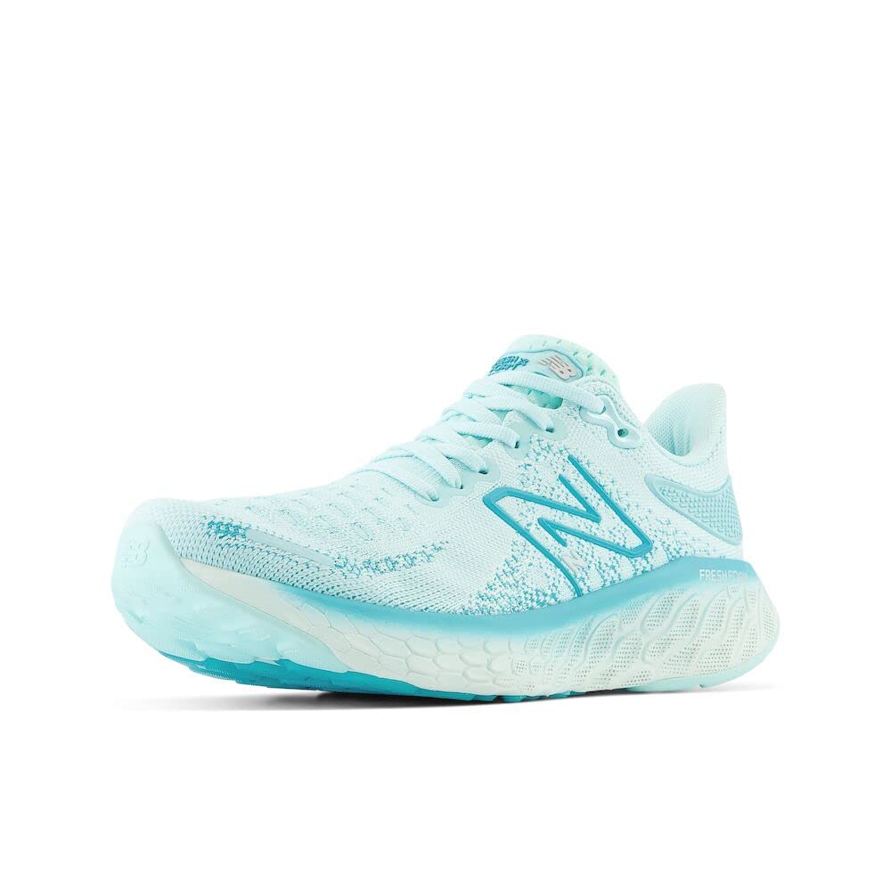 New Balance Women's Fresh Foam X 1080 V12 Running Shoe, Bright Cyan/Virtual Blue, 6 Wide