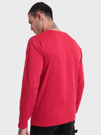 Bewakoof Mens Solid 100% Cotton T-Shirt - Regular Fit, Round Neck, Full Sleeves