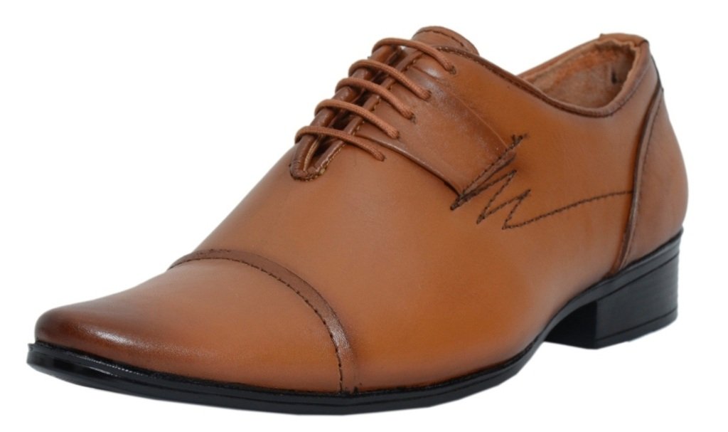 Zoom Shoes for Men Genuine Leather S7778Tan Colour 9 9