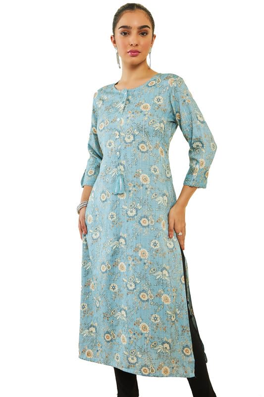 Soch Rayon Women'S Regular Kurtas