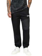 Bewakoof Official NASA Merchandise Mens Typography Oversized Fit Terry Joggers_664129_Black_2XL