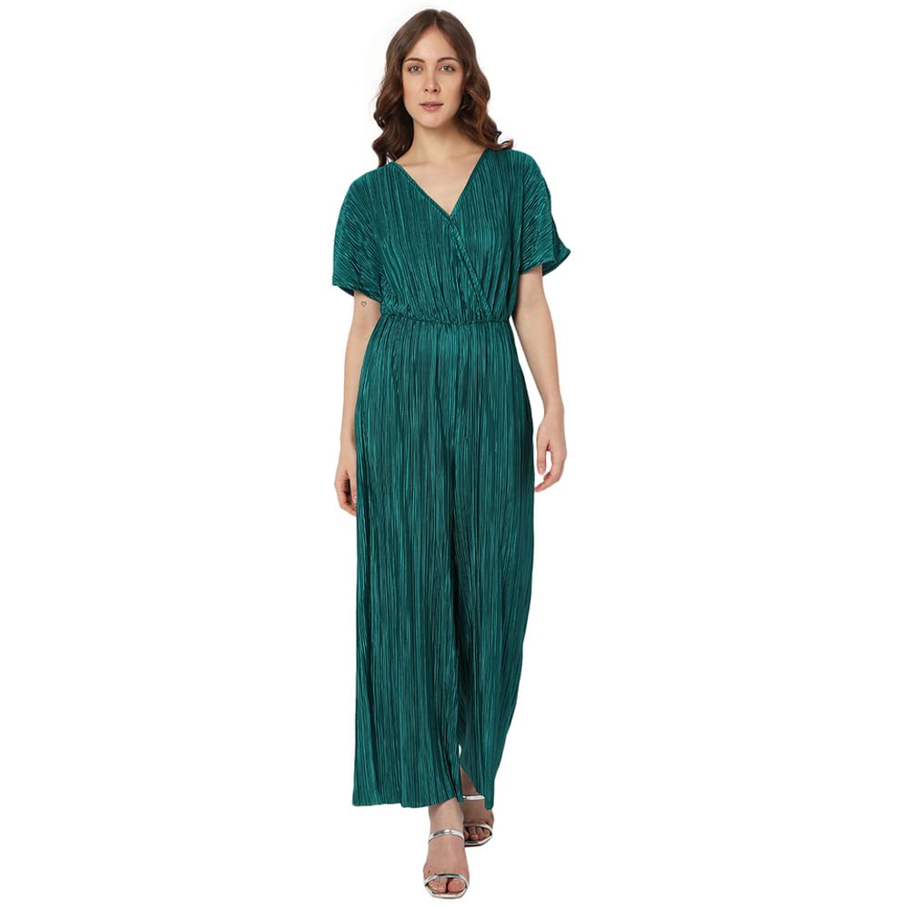 Vero Moda Flared Jumpsuit (274529201_Pepper Green_Xs)