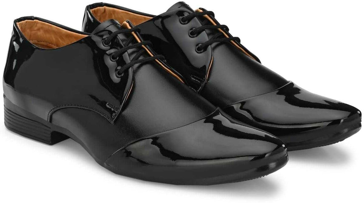 Men Synthetic Leather Formal NA AAS302 Black Shoes 6 6