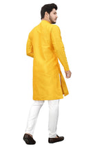 Baghadbillo Mens Cotton Blend Kurta With Mandarin Collar Neck Botton Down Full Sleeves Straight Lenght And Two Side Pockets | Ku