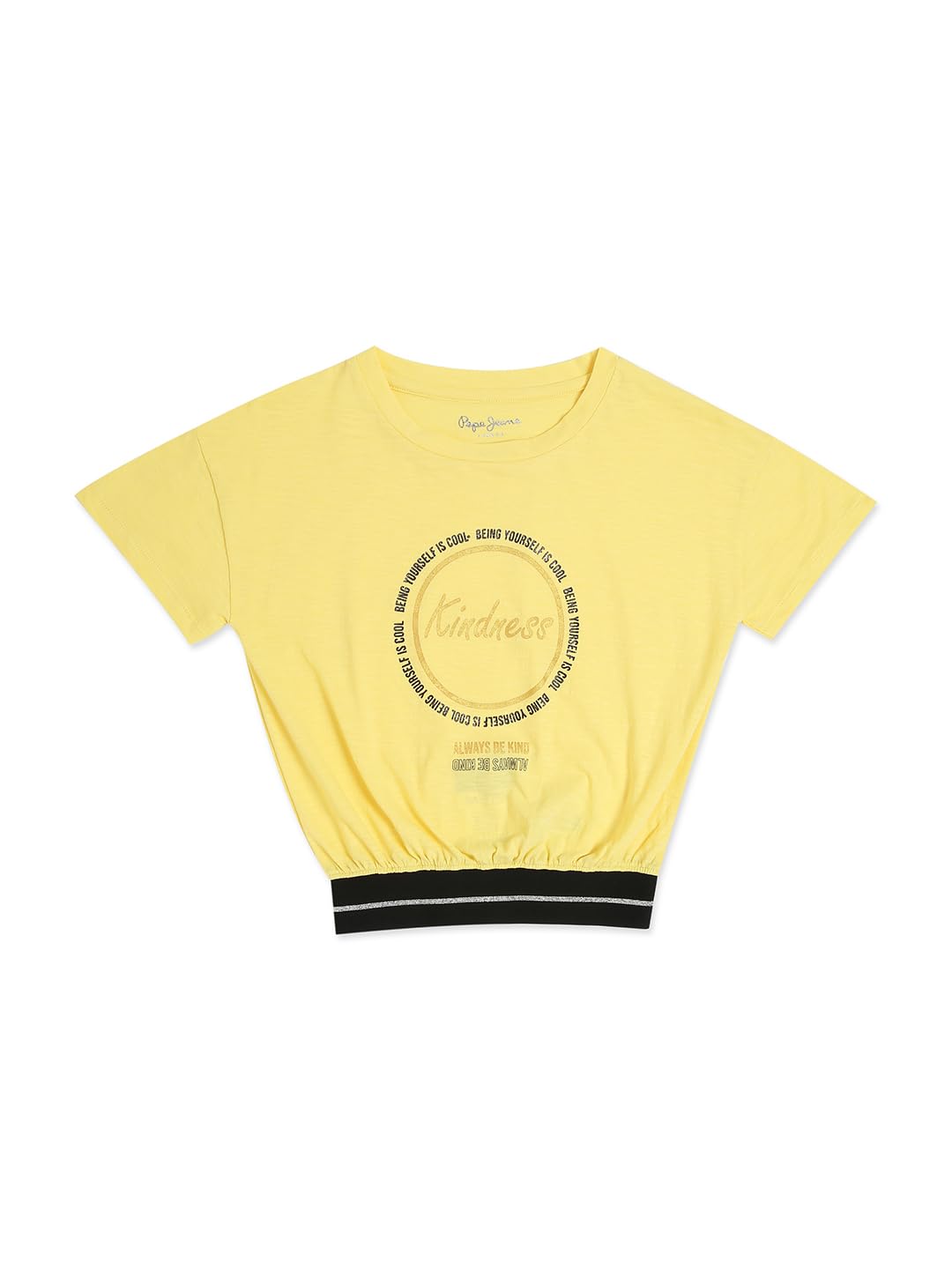 Pepe Jeans GirlS Loose T-Shirt (Pg502985_Yellow 4)
