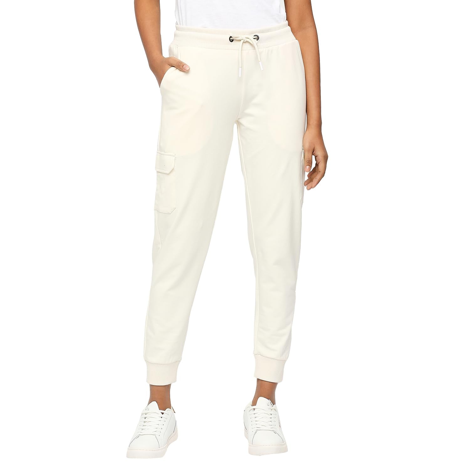 Pepe Jeans WomenS Relaxed Sweatpants (Pl211719_Ecru White