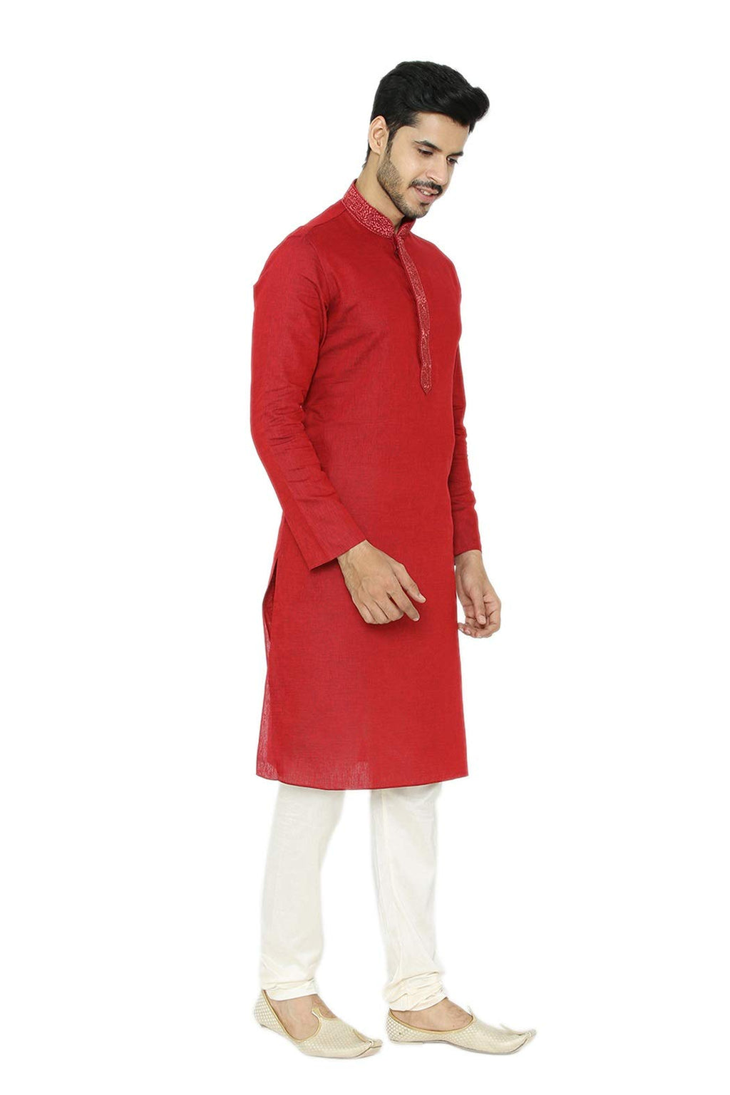 Manyavar Mens Cotton Kurta Pyjama