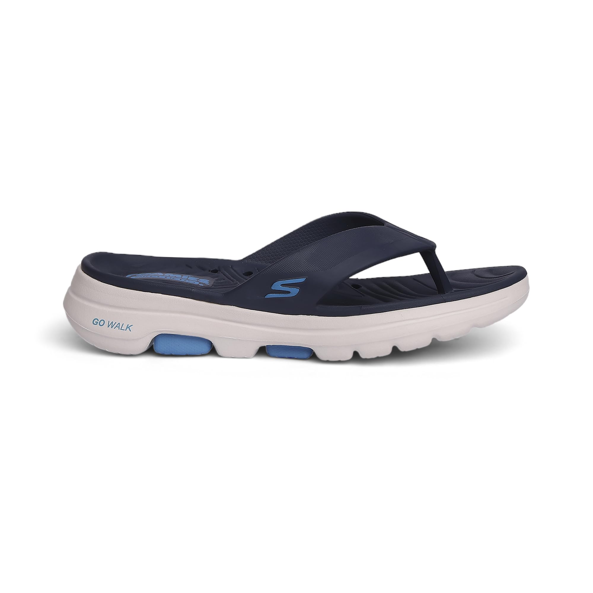 Skechers Men Go Walk 5 Sit Back Sandals & Floaters