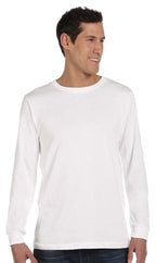 Unisex Jersey Long-Sleeve T-Shirt - RED - S(D0102H7WP48)