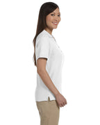 Ladies Pima Piqu Y-collar Polo - WHITE - XS(D0102H7Y7g6)