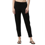 Enamor Essentials E060 Womens Slim Fit Terry Pants