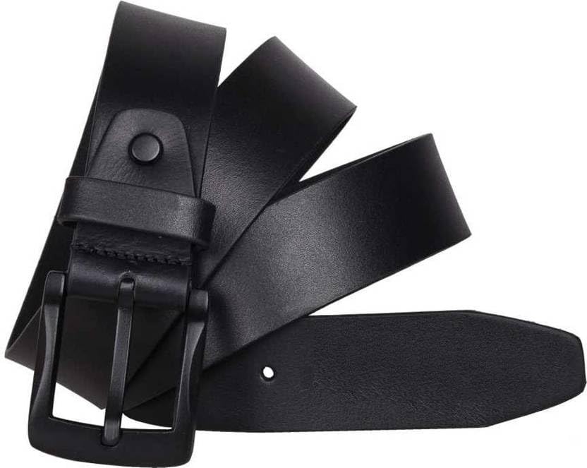 Men Evening, Party, Formal, Casual Black Genuine Leather Belt ()_581 36
