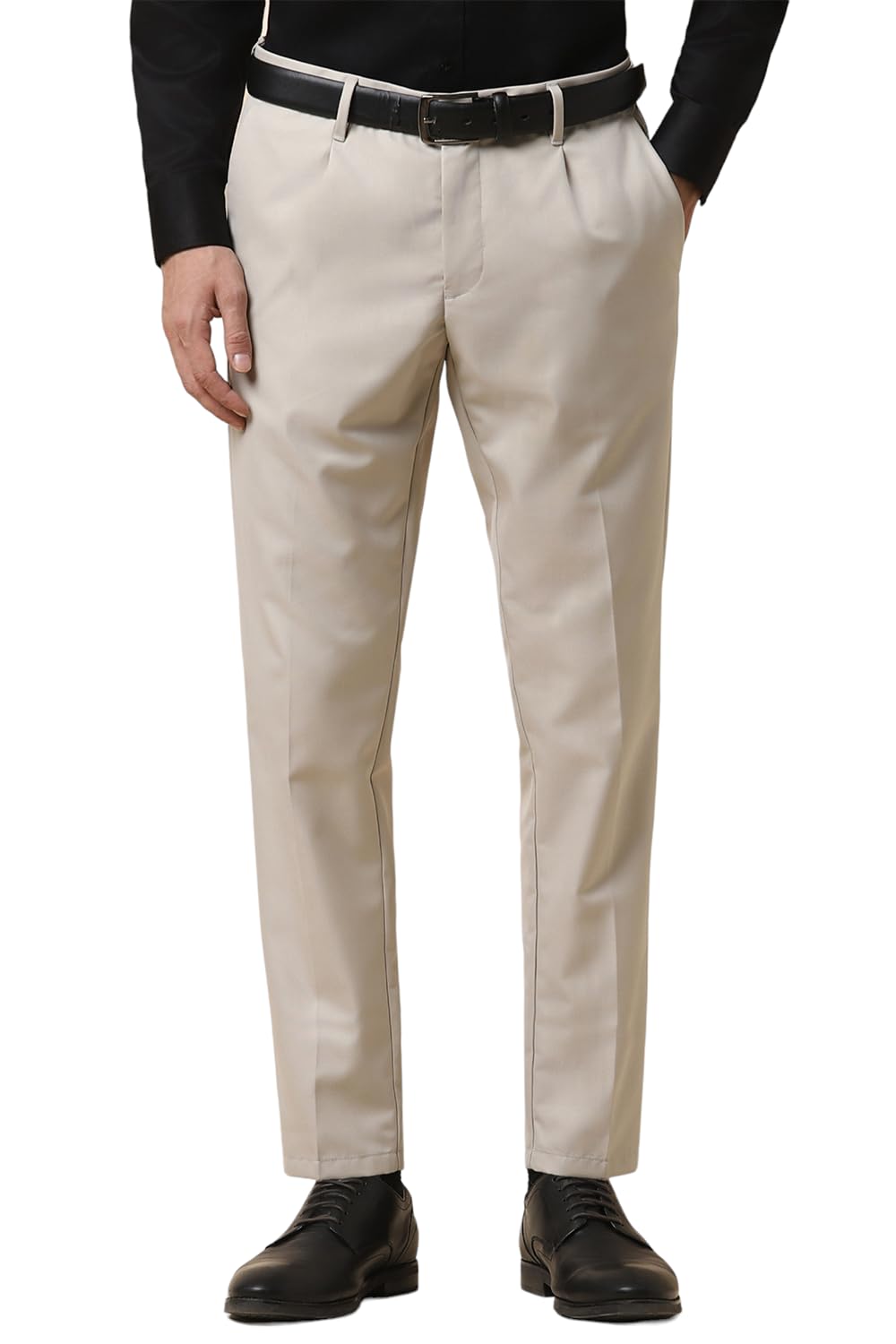 Allen Solly Men Slim Fit Solid Formal Pants