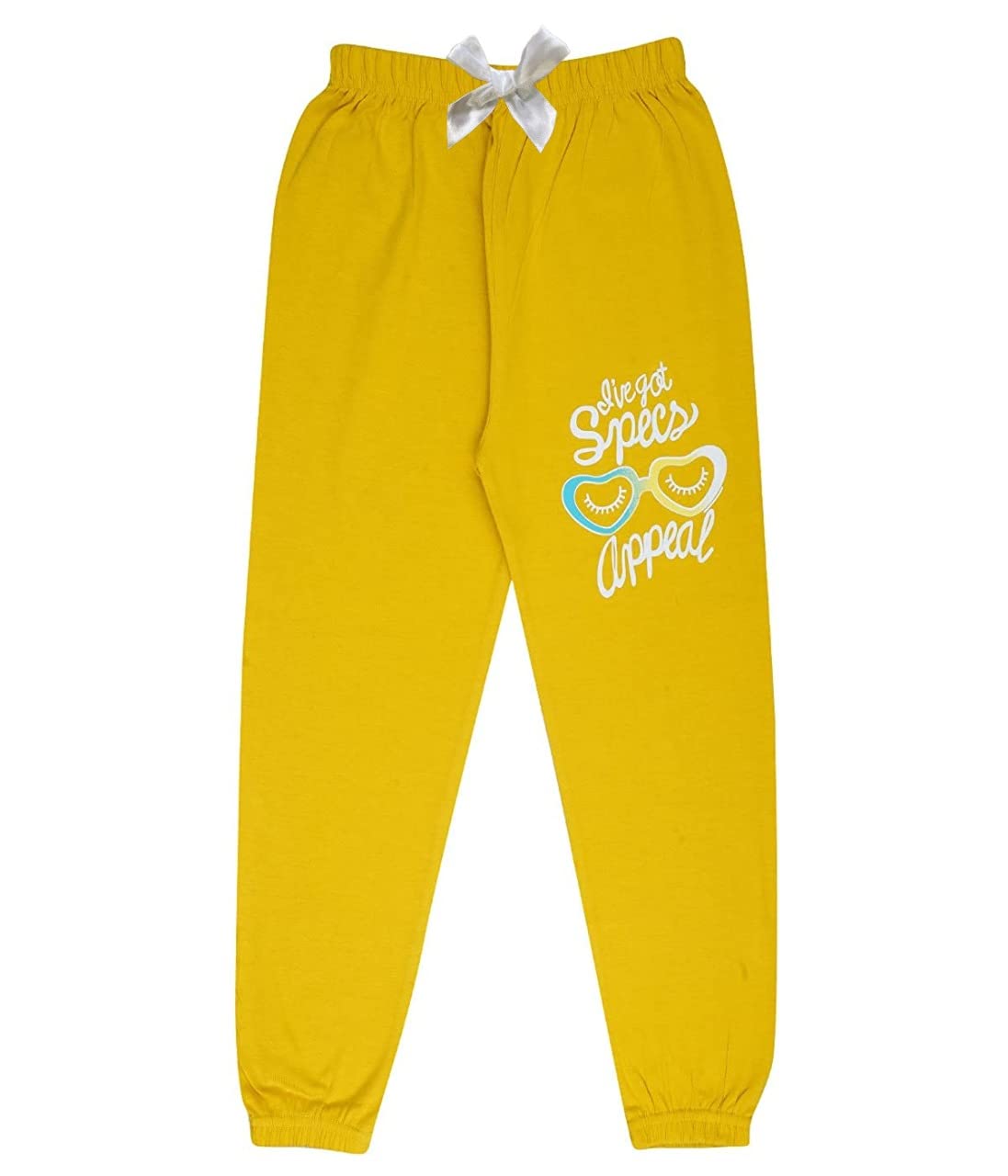 KYDA KIDS 100% Girls Cotton Printed Track Pants (Pack of 3)