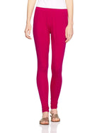 Lux Lyra Women Solid Premium Cotton Churidar Leggings | Mid-Waist | Fashionwear Loose Fit (Large) | Rise Style: Mid Rise