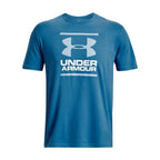 Under Armour Men's Global Foundation Short-Sleeve T-Shirt, (466) Cosmic Blue/White/Blizzard, Small