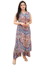 ANNI DESIGNER Womens Rayon Viscose A-Line Printed Kurta with Palazzo (KARNAN Multi_XXL_Multicolor_XX-Large)