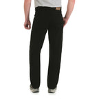 Wrangler mens Trail Trekker Relaxed Fit jeans, Overdyed Black, 64W x 32L US