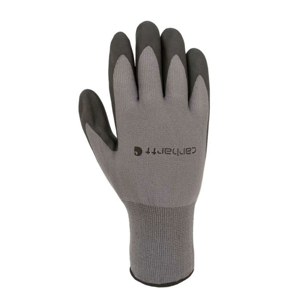 Carhartt Men's Thermal-Lined Touch Sensitive Nitrile Glove, Grey, Medium