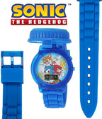 Accutime Sonic The Hedgehog Kids' SNC4020 Digital Display Quartz Blue Watch