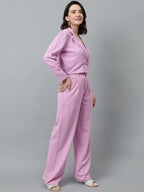Kotty WomenS Dress Pant With Blazer Co-Ords Set