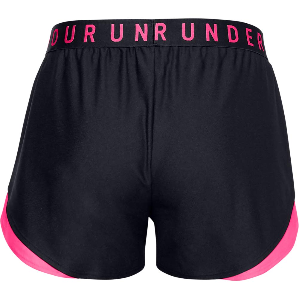 Under Armour Womens Play Up 3.0 Shorts , Black (028)/Cerise , Small