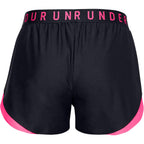 Under Armour Womens Play Up 3.0 Shorts , Black (028)/Cerise , Small