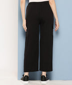 Aarika Girls Casual Wear Black Colour Solid Nylon Pant (9-13 Years)