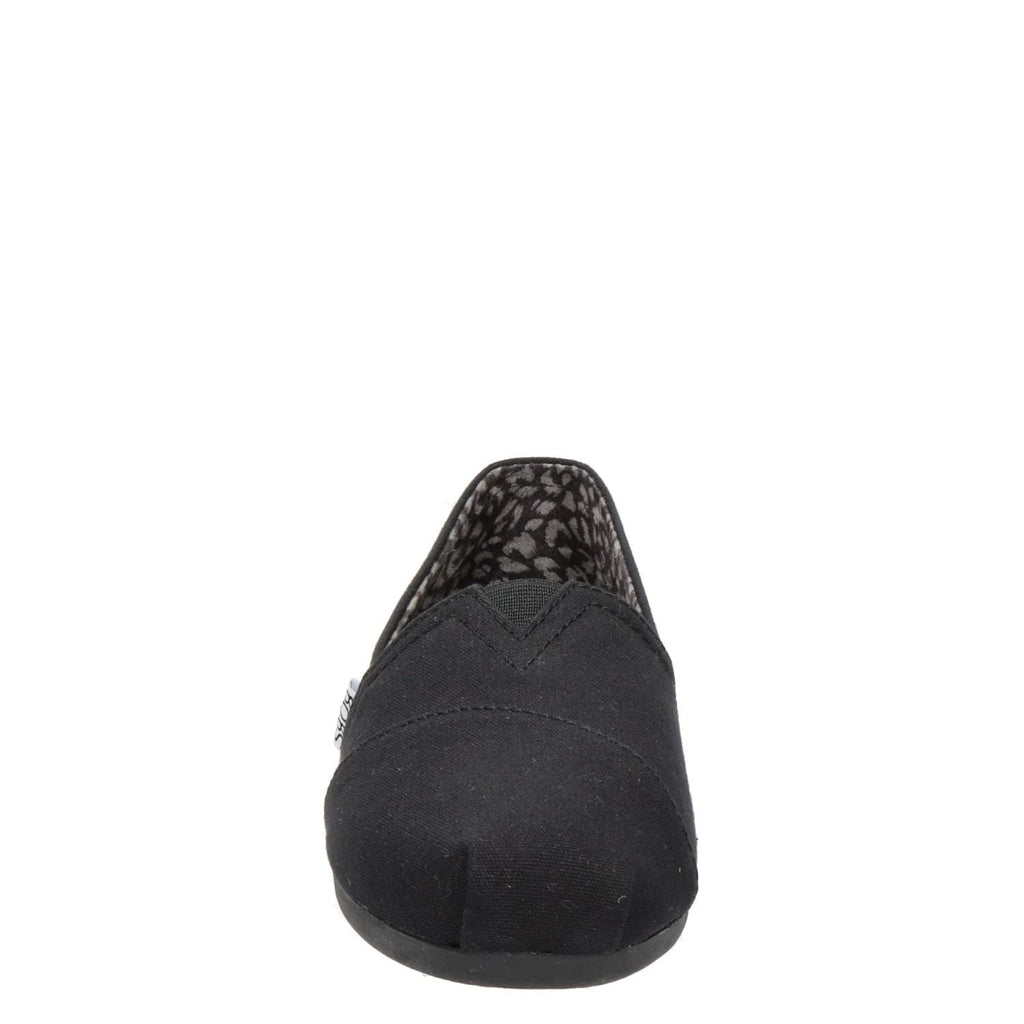 Skechers womens Bobs Plush - Peace & Love ballet flats, Black, 7.5 US