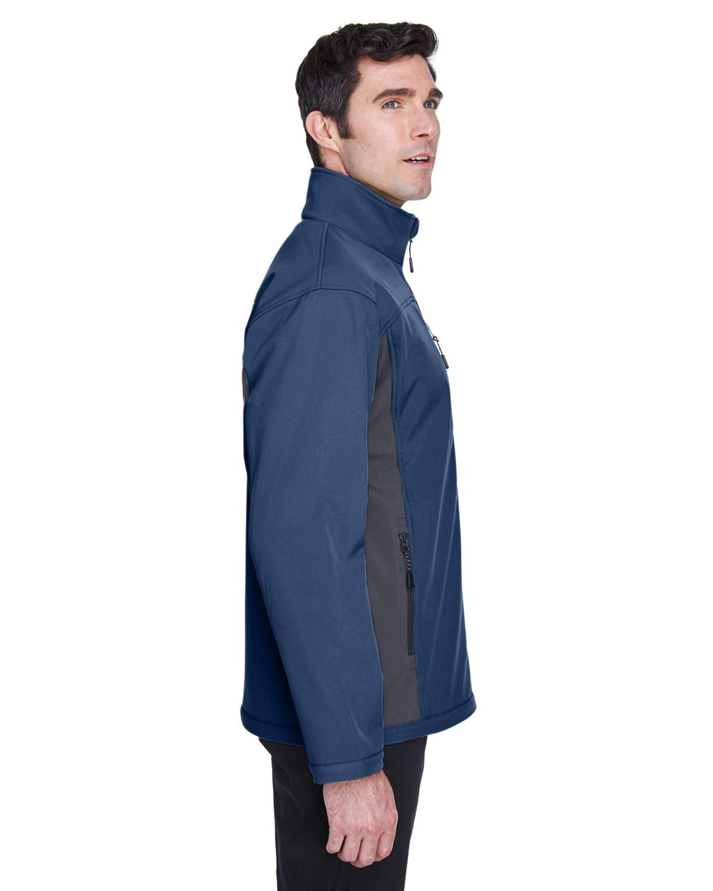 Mens Soft Shell colorblock Jacket - cHARcL DK cHRcL - S(D0102H7YRPX)