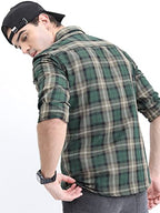 Ketch Men Olive Slim Fit Shirt