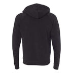 Independent Trading Co. Unisex Special Blend Raglan Full-Zip Hooded Sweatshirt - Black, XS
