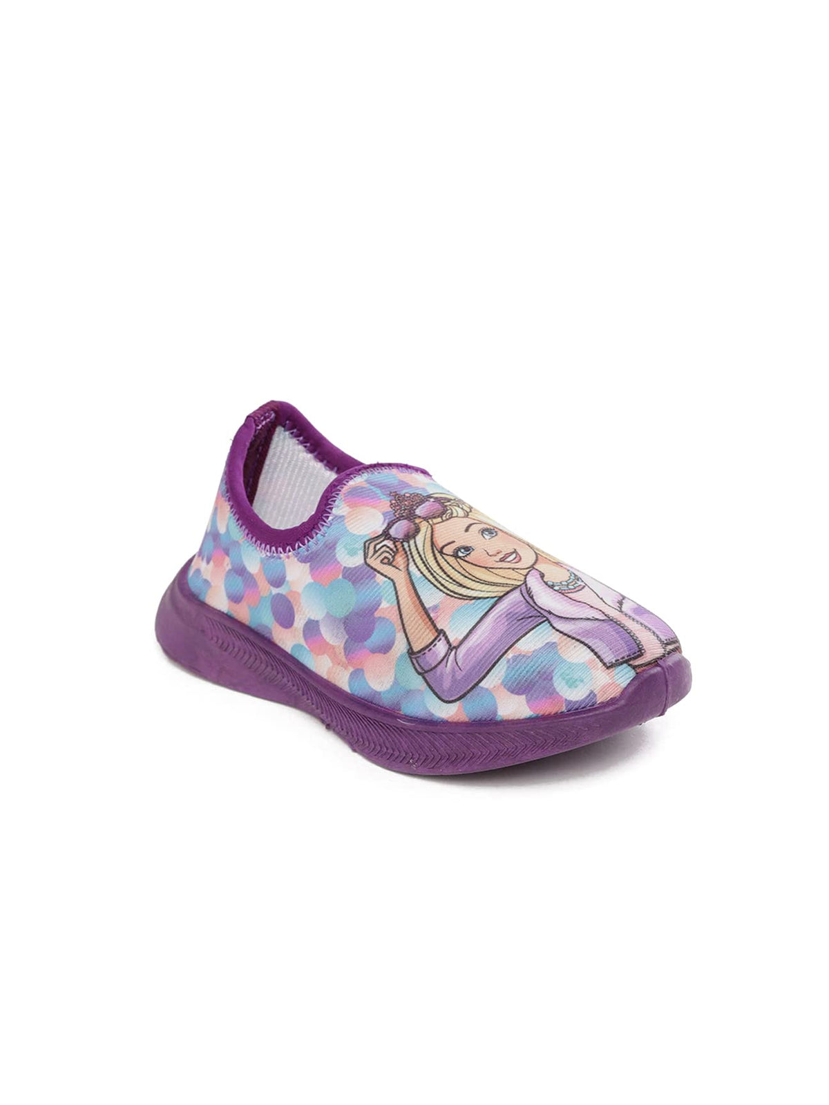 Toothless Barbie Kids Girls Purple Lycra Shoes 9