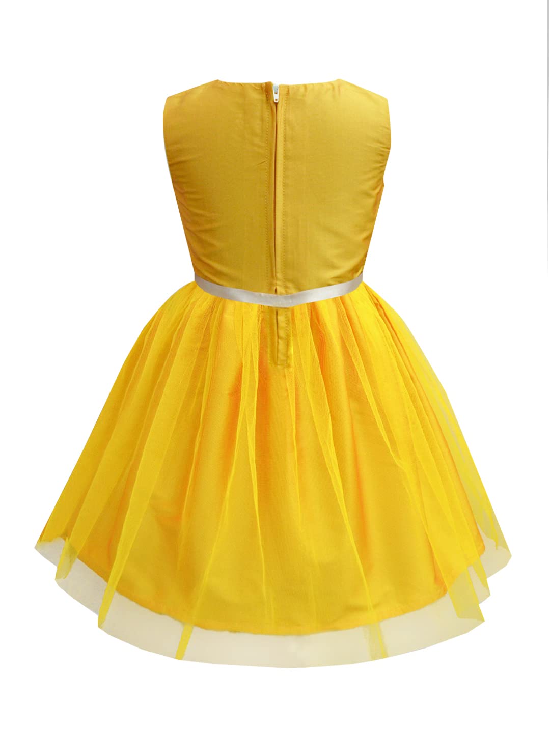 A.T.U.N. (ALL THINGS UBER NICE) Girls Embroidered Birthday Party Frock Dress