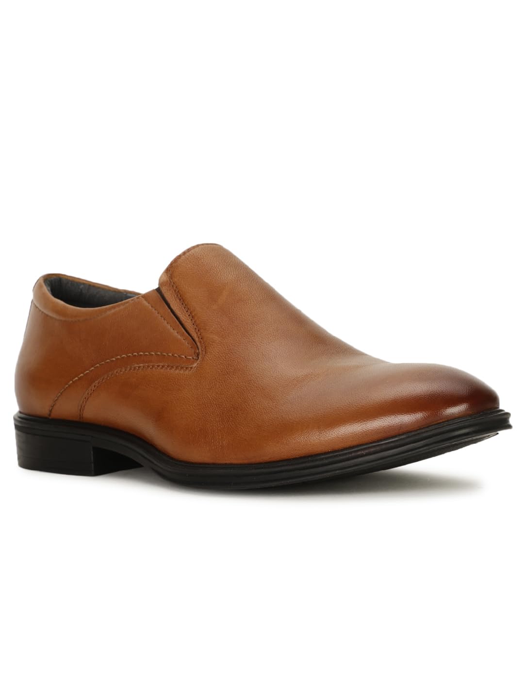 Bata Saw Slipon Men Formal SlipOn Shoes in Tan Light Brown,7 UK 7