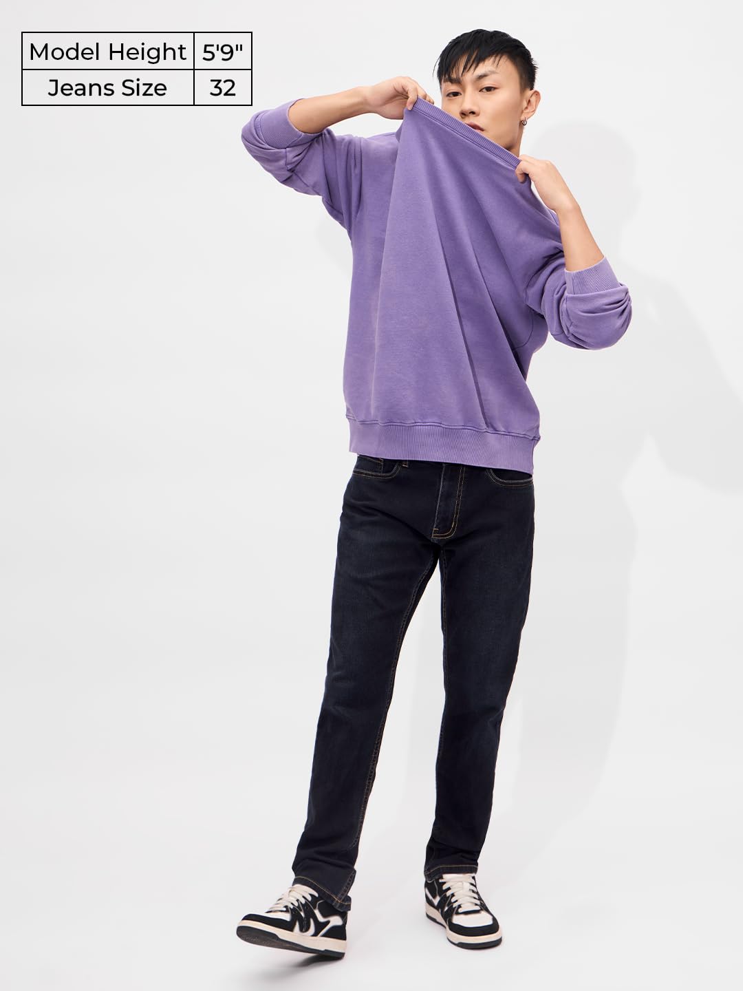 The Souled Store Denim: Dark Navy Men and Boys Buttoned Slim Fit Jeans