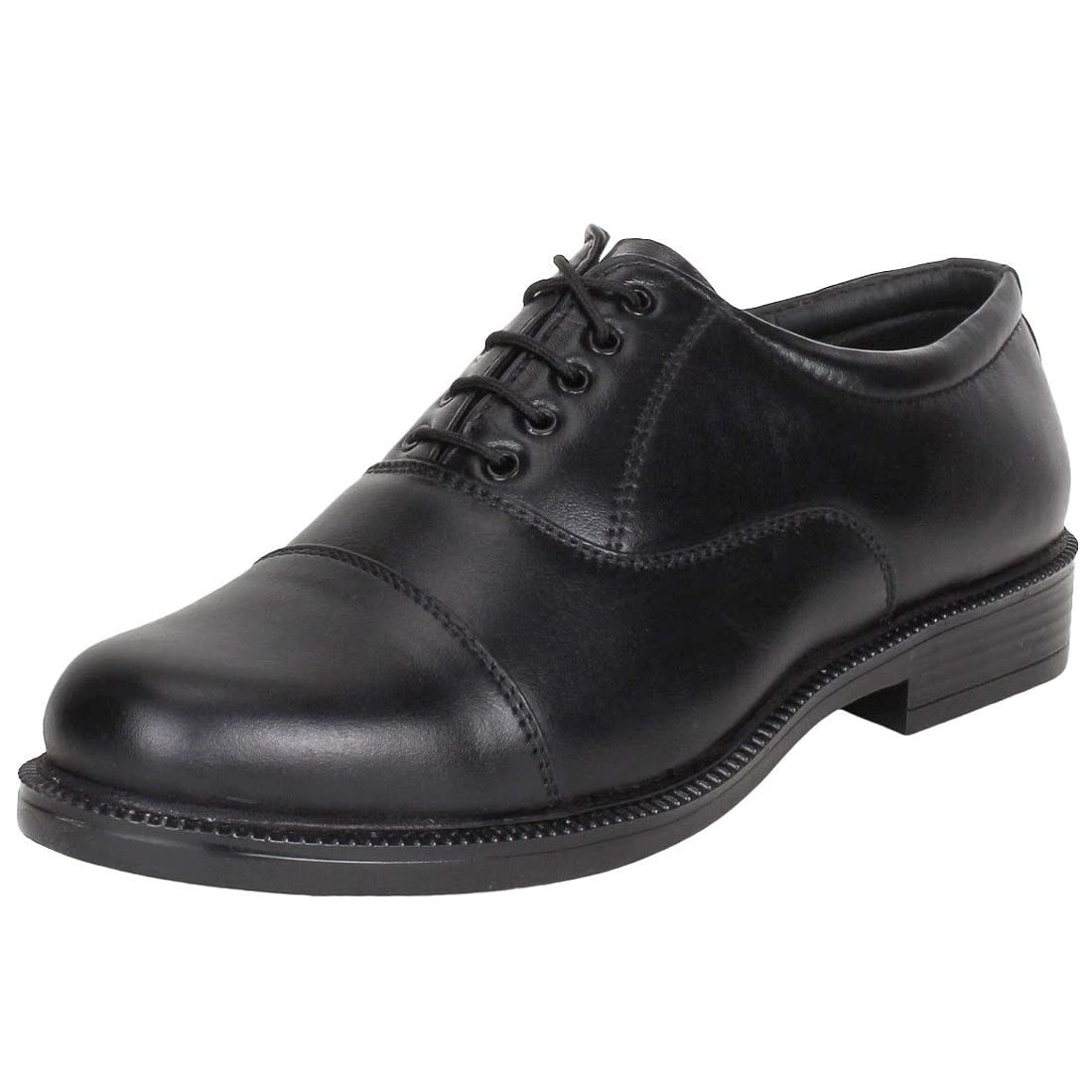 Vitoria Mens Synthetic Leather LaceUp Formal Shoes for Mens and Boys/Police Shoes/Office Shoes/Suit Shoes/Dress Shoes Black 9