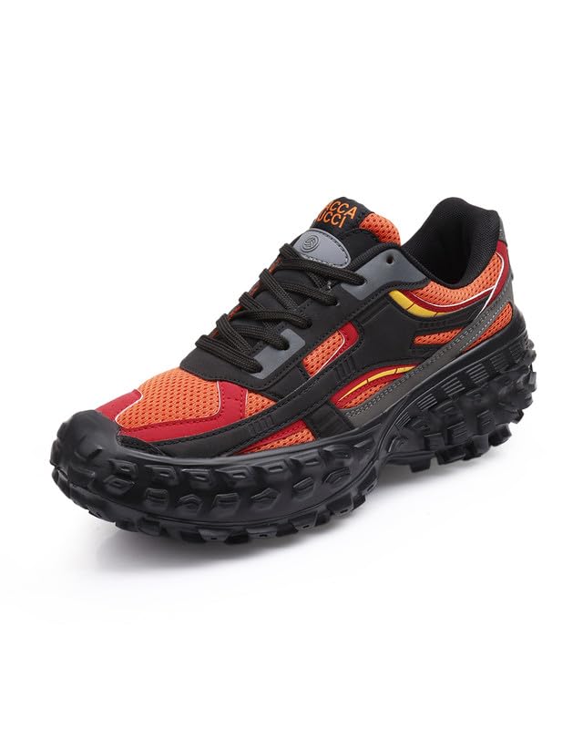 Bacca Bucci Colossus AllTerrain Chunky Sneakers | Built for All terrains, Long Walks & Bold Streetwear Styling Molten Blaze UK  10