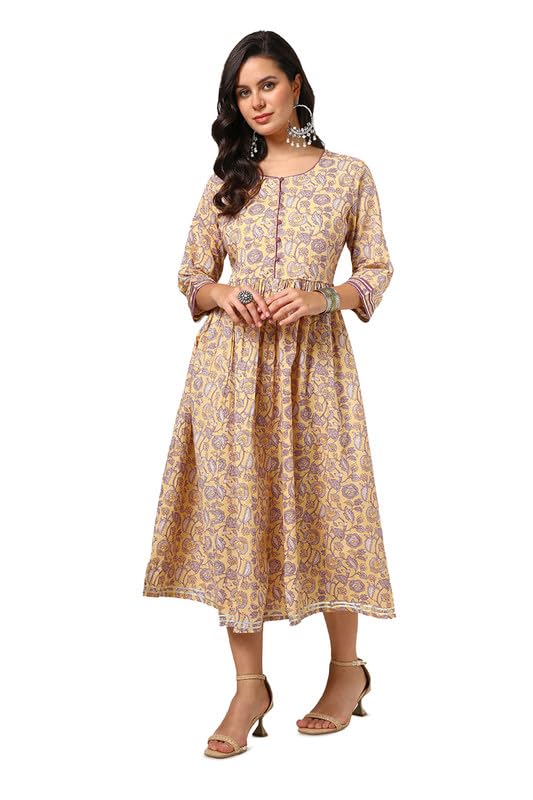 Soch Women Cotton Kalamkari Dress