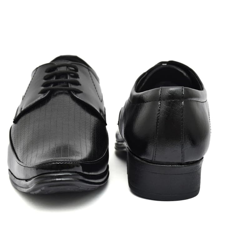 Mens Faux Leather Formal Shoes (Black, 8)PID53503 8