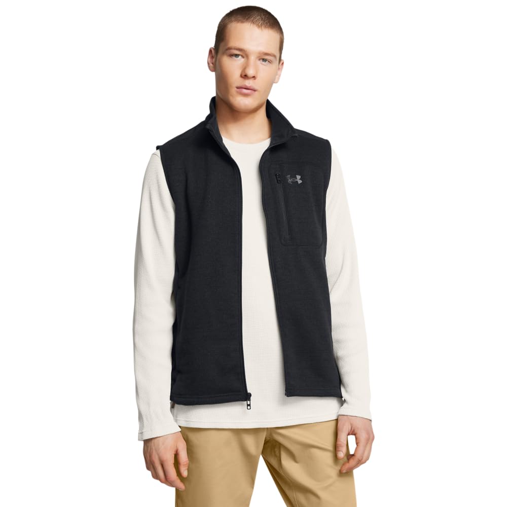 Under Armour Men's Specialist Vest, (002) Black / / Castlerock, X-Large